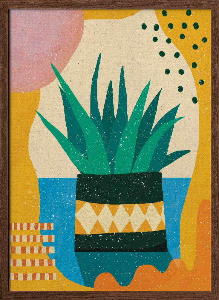 The Orange Day - Stretched Canvas, Poster or Fine Art Print I Heart Wall Art