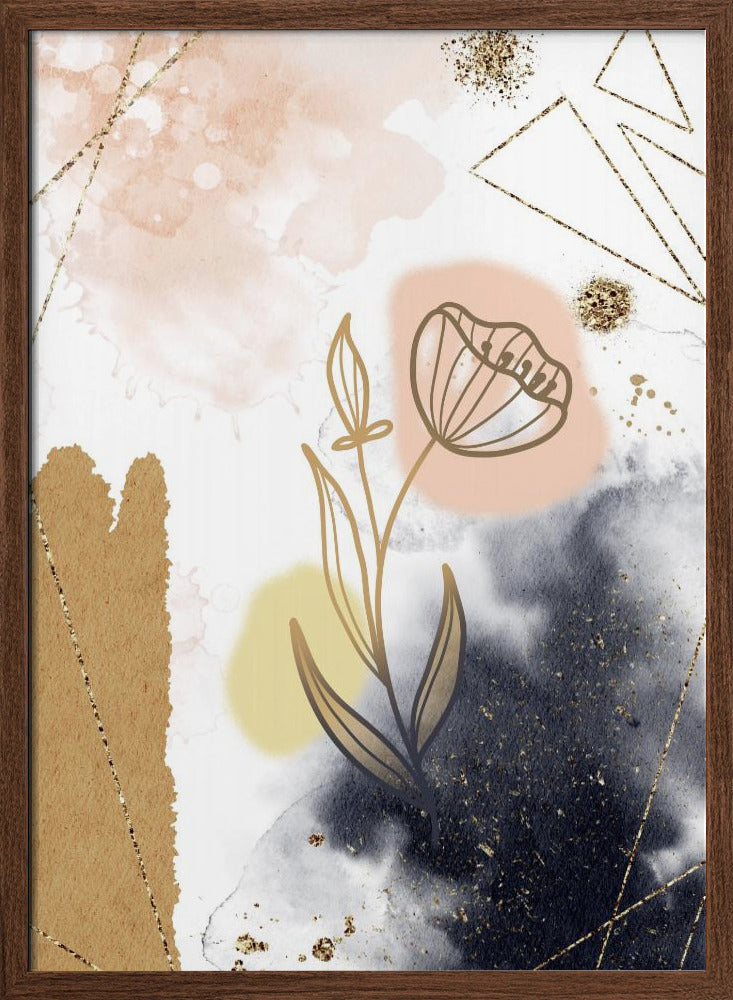 Poinsetta - Stretched Canvas, Poster or Fine Art Print I Heart Wall Art