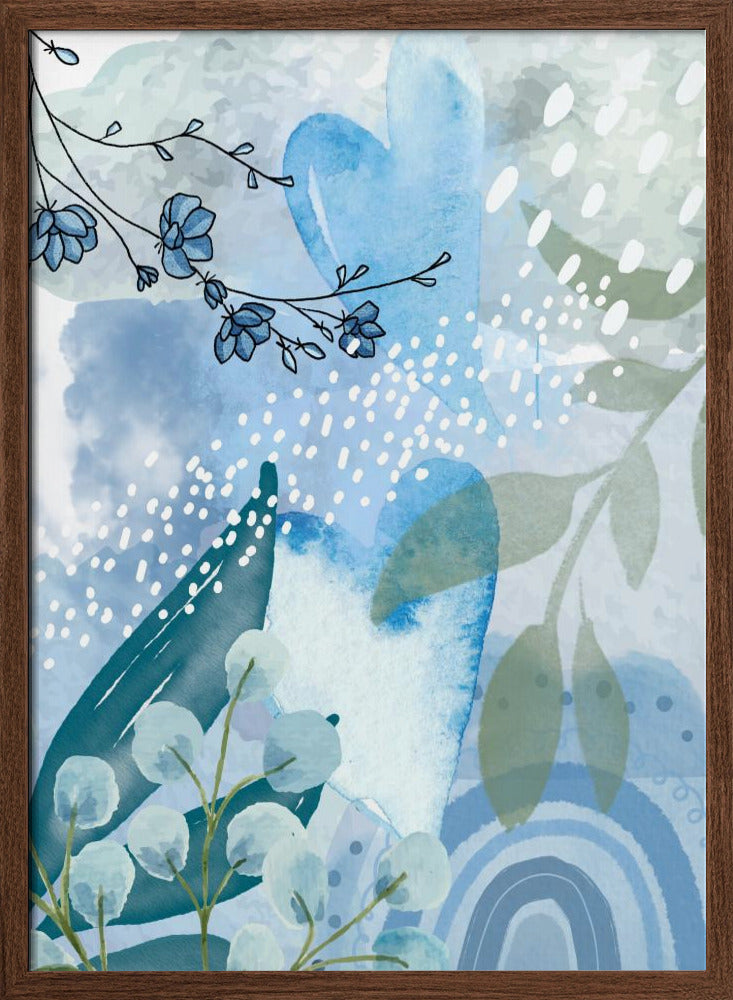 Iceberg Blue-2 - Stretched Canvas, Poster or Fine Art Print I Heart Wall Art