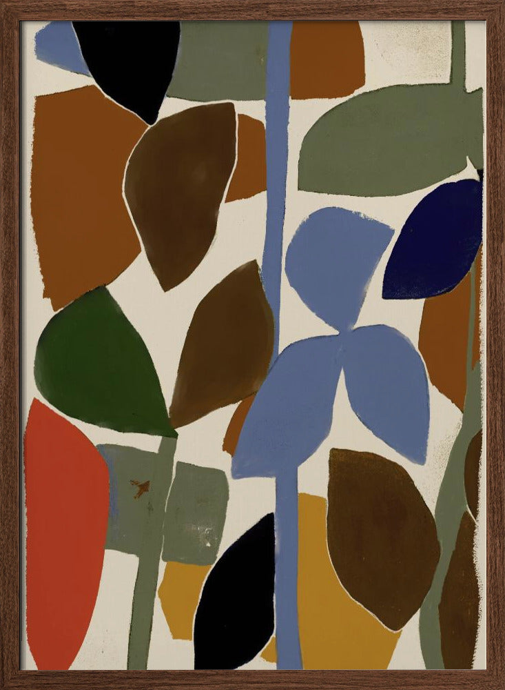 Botanical Impression No 2 - Stretched Canvas, Poster or Fine Art Print I Heart Wall Art