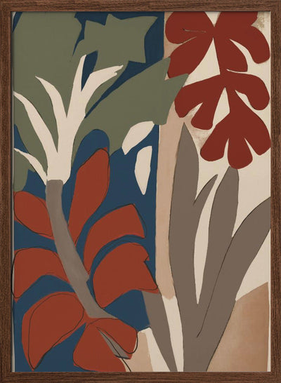 Botanical Impression No 1 - Stretched Canvas, Poster or Fine Art Print I Heart Wall Art