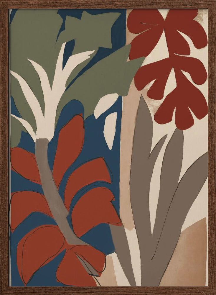 Botanical Impression No 1 - Stretched Canvas, Poster or Fine Art Print I Heart Wall Art