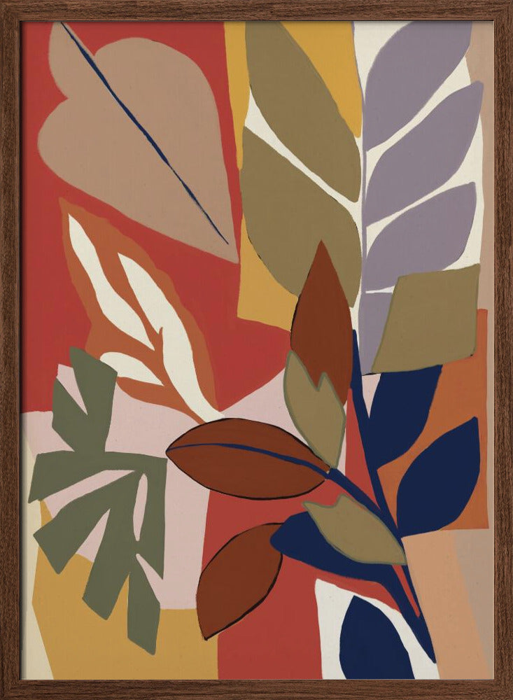 Botanical Impression No 3 - Stretched Canvas, Poster or Fine Art Print I Heart Wall Art