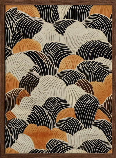 Shell Mountains - Stretched Canvas, Poster or Fine Art Print I Heart Wall Art