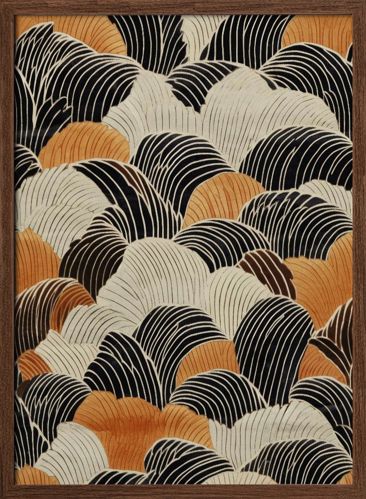 Shell Mountains - Stretched Canvas, Poster or Fine Art Print I Heart Wall Art