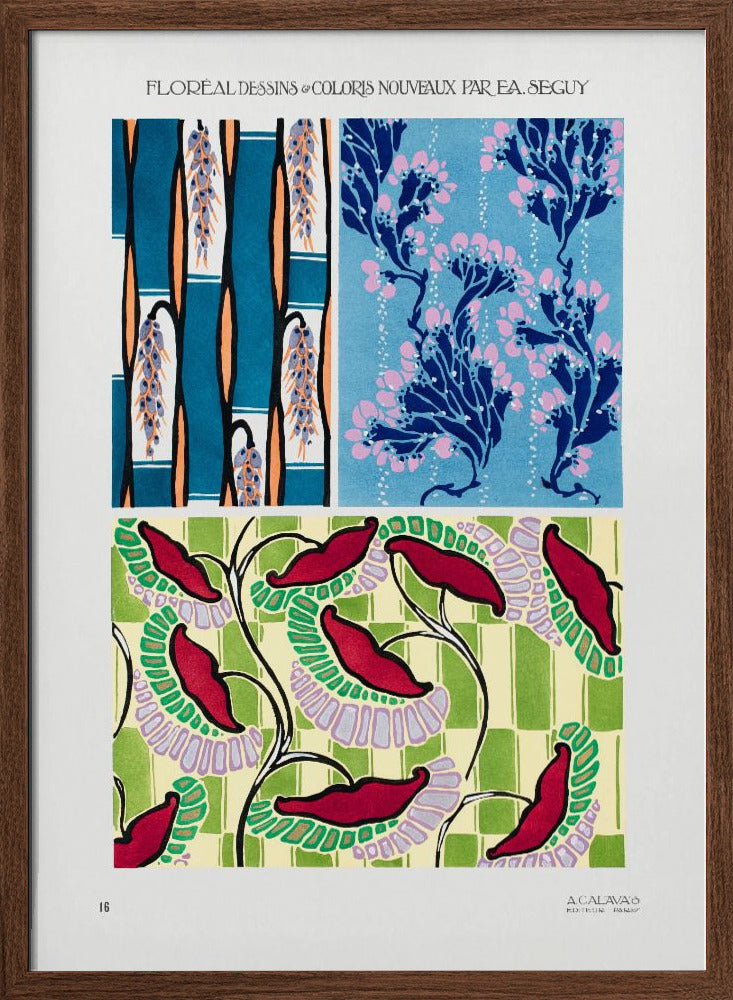 Pattern 016 - Stretched Canvas, Poster or Fine Art Print I Heart Wall Art