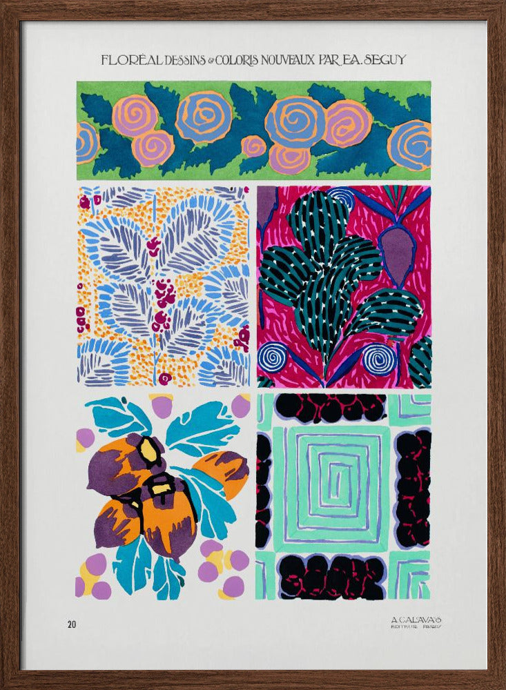 Pattern 20 - Stretched Canvas, Poster or Fine Art Print I Heart Wall Art