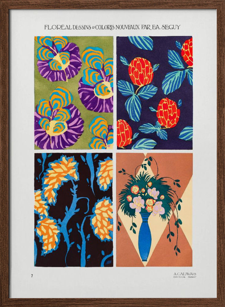 Patterns 7 - Stretched Canvas, Poster or Fine Art Print I Heart Wall Art