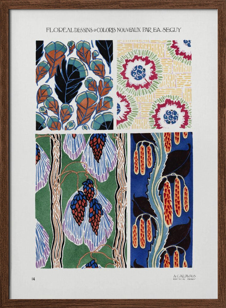 Patterns 14 - Stretched Canvas, Poster or Fine Art Print I Heart Wall Art