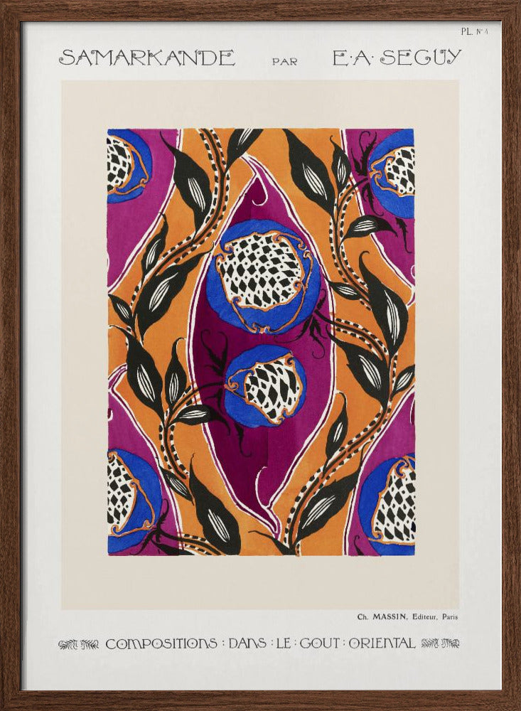 Samarkande 4 - Stretched Canvas, Poster or Fine Art Print I Heart Wall Art