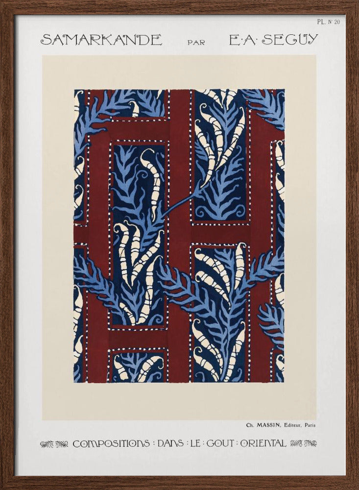 Samarkande 20 - Stretched Canvas, Poster or Fine Art Print I Heart Wall Art