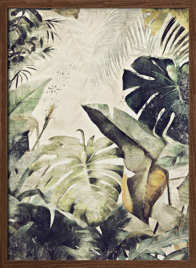 I Jungle01x a 50x70xb - Stretched Canvas, Poster or Fine Art Print I Heart Wall Art