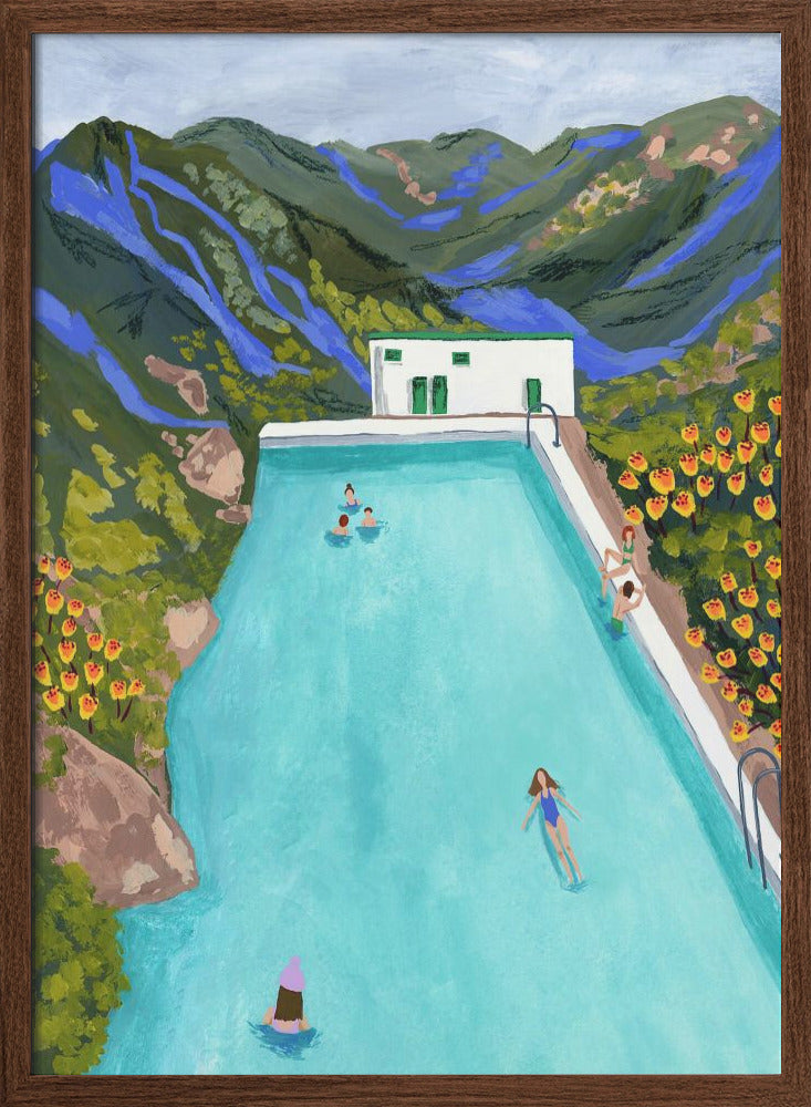 Hotsprings - Stretched Canvas, Poster or Fine Art Print I Heart Wall Art