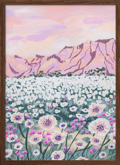 Pink Desert - Stretched Canvas, Poster or Fine Art Print I Heart Wall Art