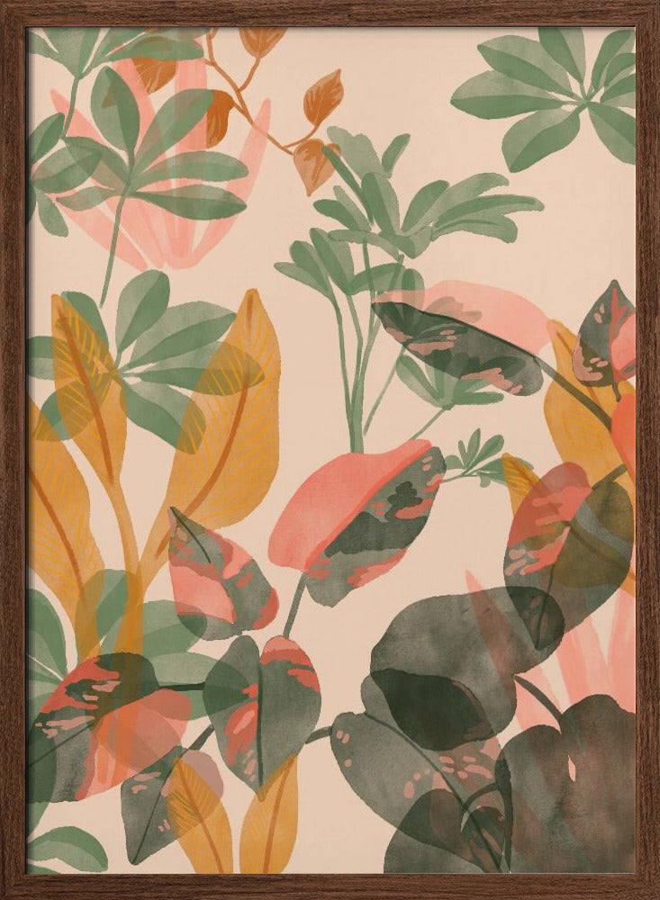 Tropical Mess - Stretched Canvas, Poster or Fine Art Print I Heart Wall Art