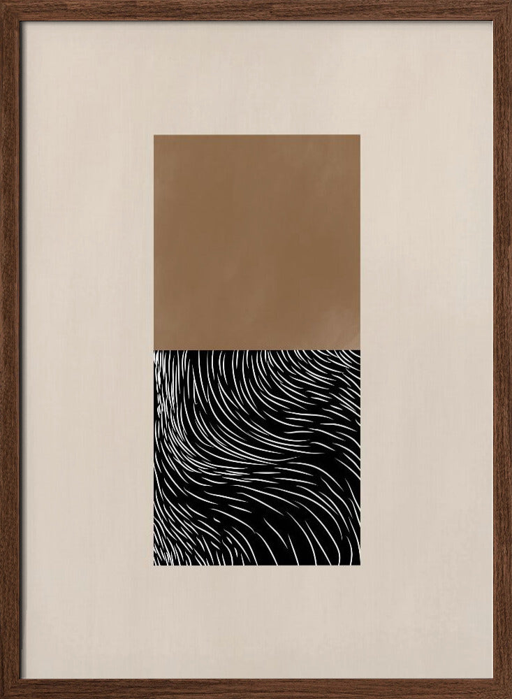 Geometric and Organic Shapes - Stretched Canvas, Poster or Fine Art Print I Heart Wall Art