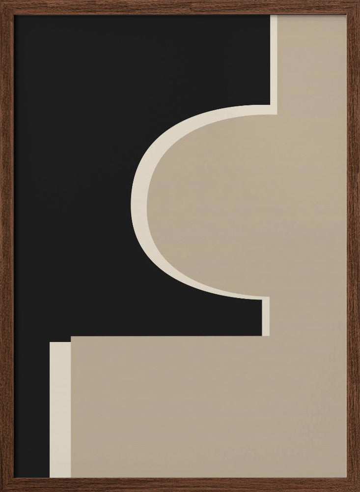 Abstract Graphic Shapes - Stretched Canvas, Poster or Fine Art Print I Heart Wall Art