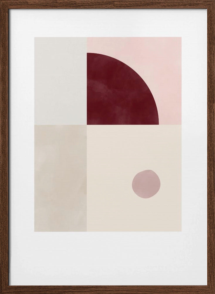 Geometric Harmony - Stretched Canvas, Poster or Fine Art Print I Heart Wall Art