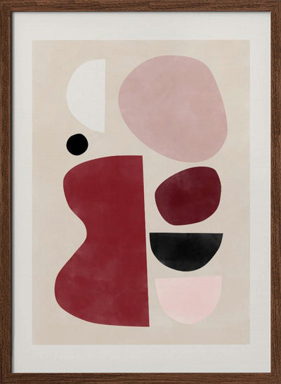 Abstract Geometric Shapes - Stretched Canvas, Poster or Fine Art Print I Heart Wall Art