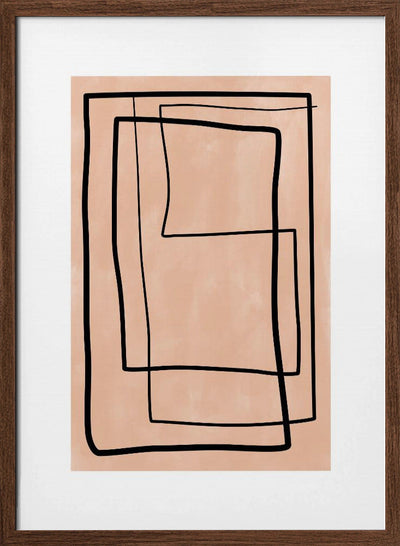 Geometric Elegance - Stretched Canvas, Poster or Fine Art Print I Heart Wall Art