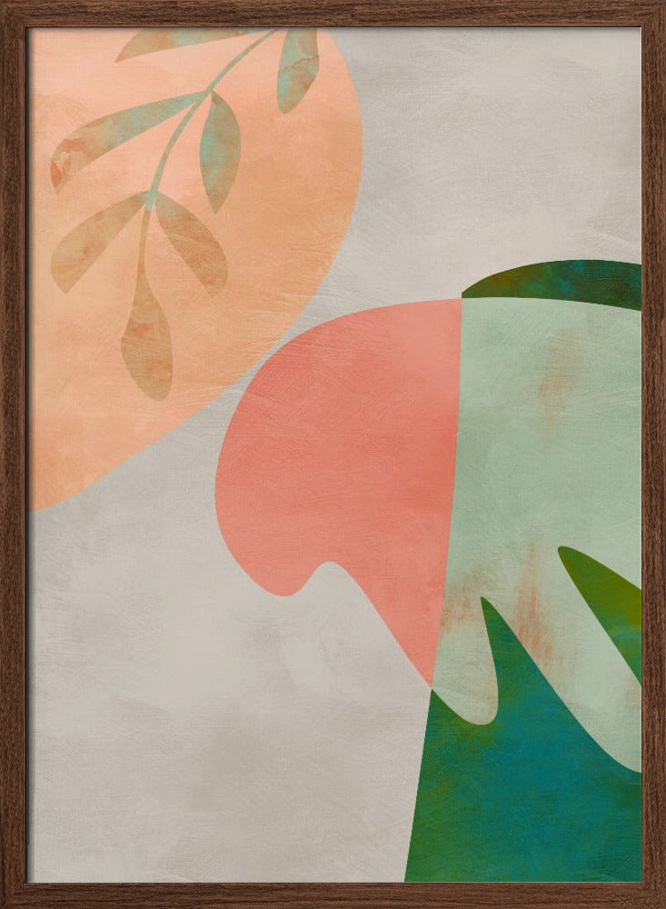 Cut out leaves - Stretched Canvas, Poster or Fine Art Print I Heart Wall Art