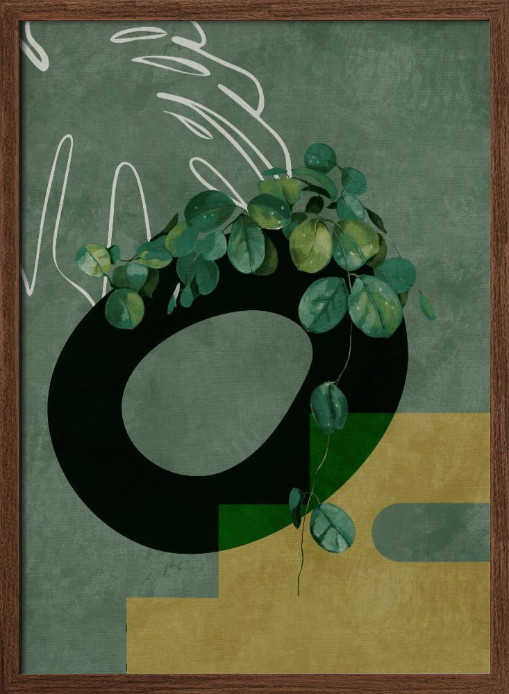 Leaves More 4 Greenery - Stretched Canvas, Poster or Fine Art Print I Heart Wall Art