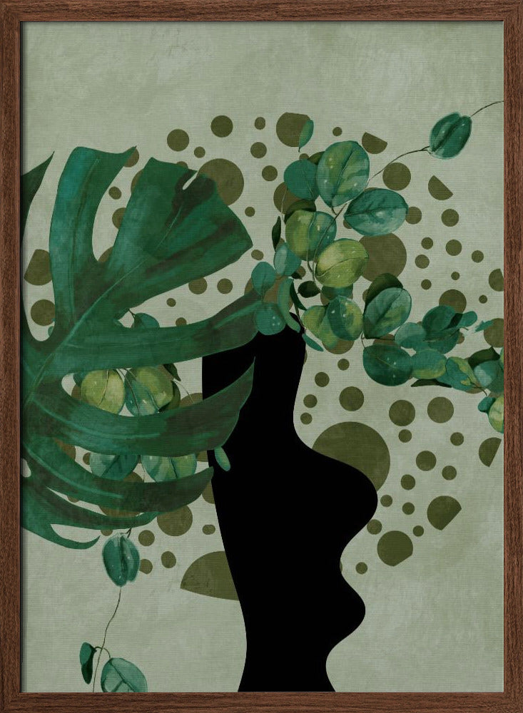 Leaves More 5 Kopie - Stretched Canvas, Poster or Fine Art Print I Heart Wall Art