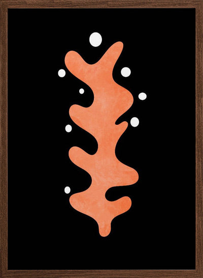 Aquarell Miro Shapes4 Kopie - Stretched Canvas, Poster or Fine Art Print I Heart Wall Art