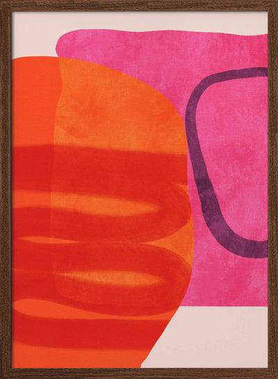 Painted Lines 4 Kopie - Stretched Canvas, Poster or Fine Art Print I Heart Wall Art