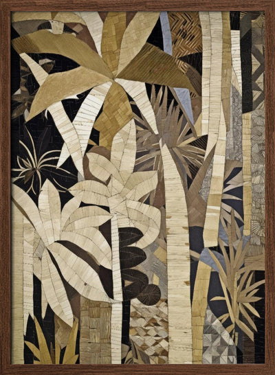 Bamboo Jungle - Stretched Canvas, Poster or Fine Art Print I Heart Wall Art