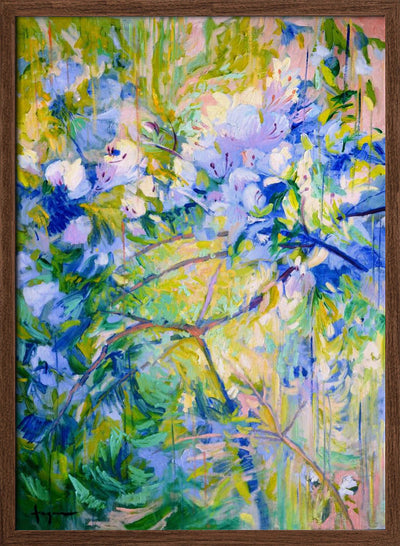 Vivid Colors And Delicate petals - Stretched Canvas, Poster or Fine Art Print I Heart Wall Art