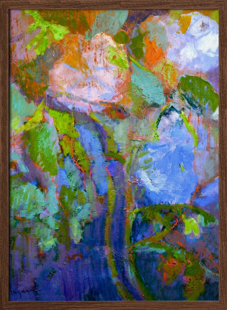 Floral Dreamscape - Stretched Canvas, Poster or Fine Art Print I Heart Wall Art