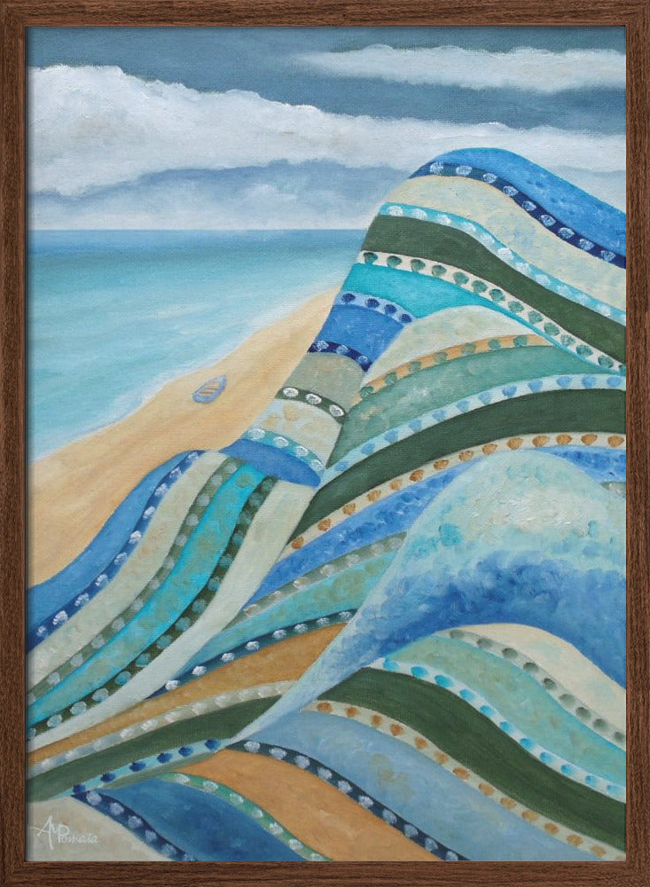 Nonforlorn Blue - Stretched Canvas, Poster or Fine Art Print I Heart Wall Art