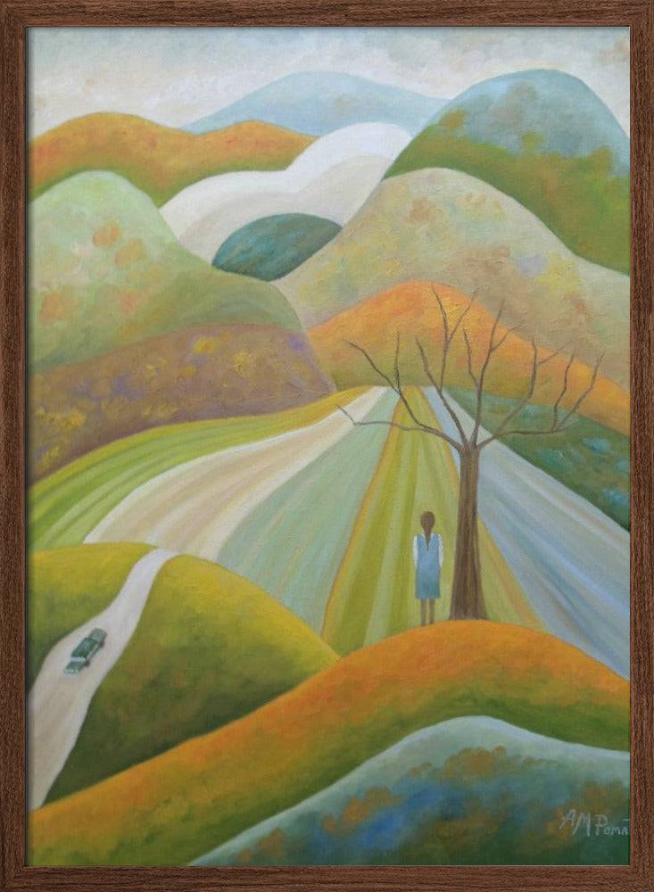 Road To Somewhere - Stretched Canvas, Poster or Fine Art Print I Heart Wall Art