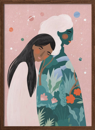 Reconnect - Stretched Canvas, Poster or Fine Art Print I Heart Wall Art