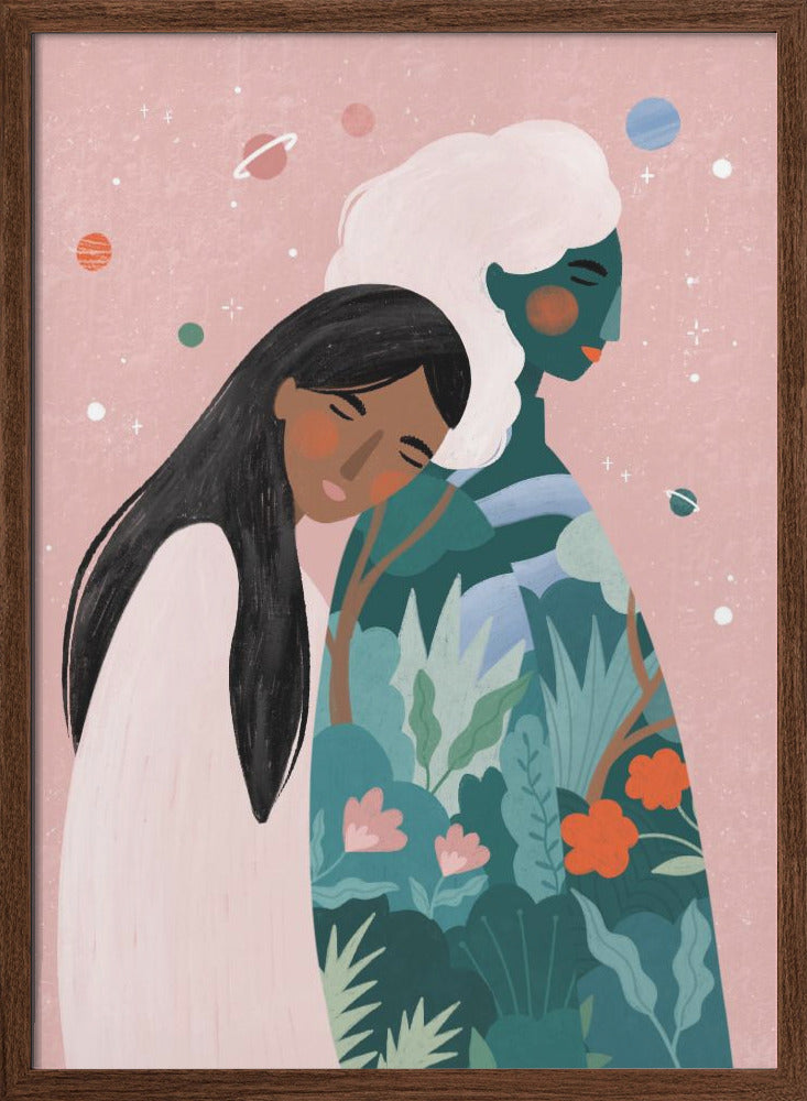 Reconnect - Stretched Canvas, Poster or Fine Art Print I Heart Wall Art