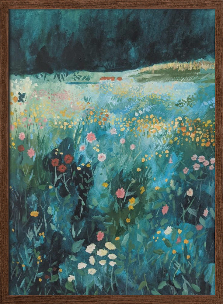 June Meadow - Stretched Canvas, Poster or Fine Art Print I Heart Wall Art