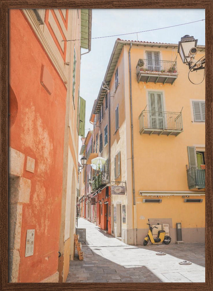 Colors of Menton - Stretched Canvas, Poster or Fine Art Print I Heart Wall Art