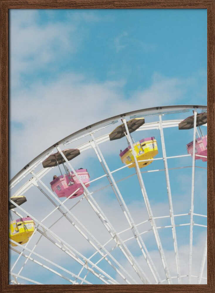 Ferris Wheel Dreams - Stretched Canvas, Poster or Fine Art Print I Heart Wall Art