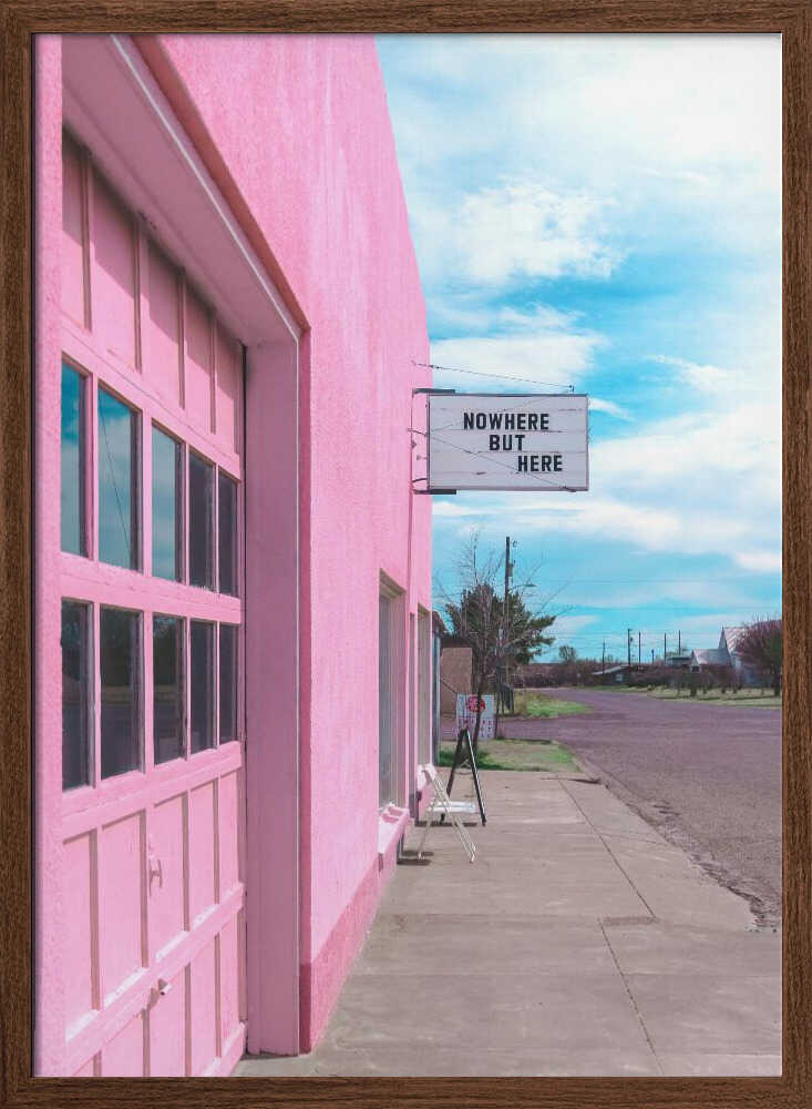 Nowhere But Here - Stretched Canvas, Poster or Fine Art Print I Heart Wall Art