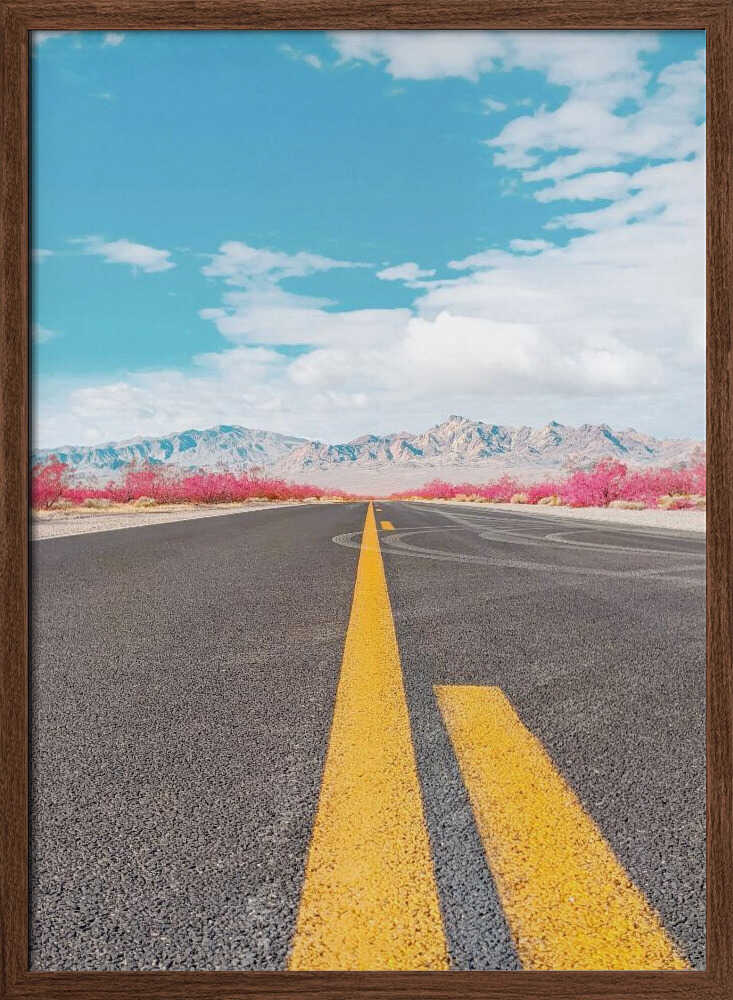 Road to Death Valley - Stretched Canvas, Poster or Fine Art Print I Heart Wall Art