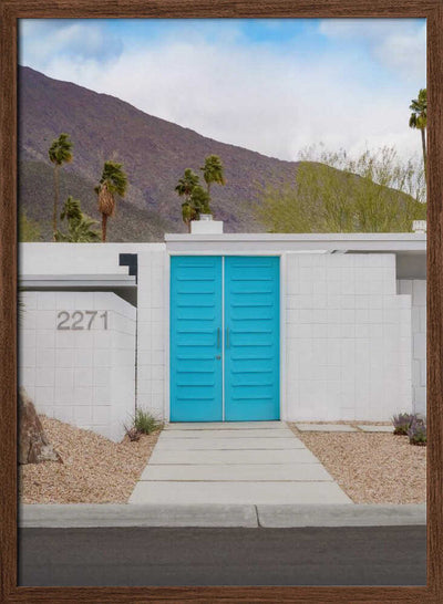 Turquoise Doors - Stretched Canvas, Poster or Fine Art Print I Heart Wall Art