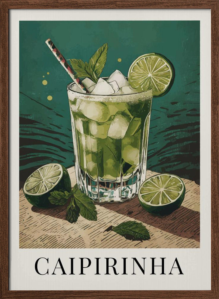 Caipirinha - Stretched Canvas, Poster or Fine Art Print I Heart Wall Art