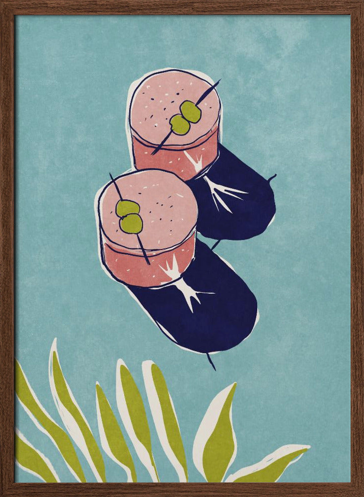 Drinks - Stretched Canvas, Poster or Fine Art Print I Heart Wall Art