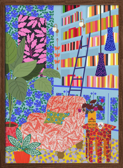 9933x14043 Din 65 My Own Space To  Read.png - Stretched Canvas, Poster or Fine Art Print I Heart Wall Art