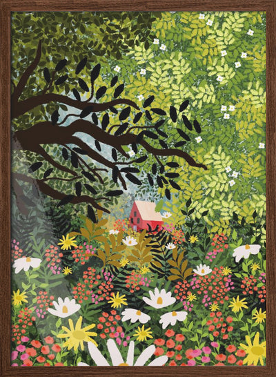 9933x14043 Din 48 My Dream House - Stretched Canvas, Poster or Fine Art Print I Heart Wall Art