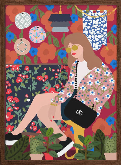 9933x14043 Din 7 - Stretched Canvas, Poster or Fine Art Print I Heart Wall Art