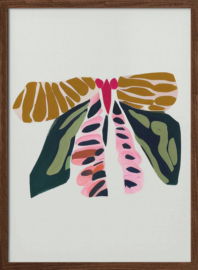 9933x14043 Din 140 Abstract Butterfly.png - Stretched Canvas, Poster or Fine Art Print I Heart Wall Art