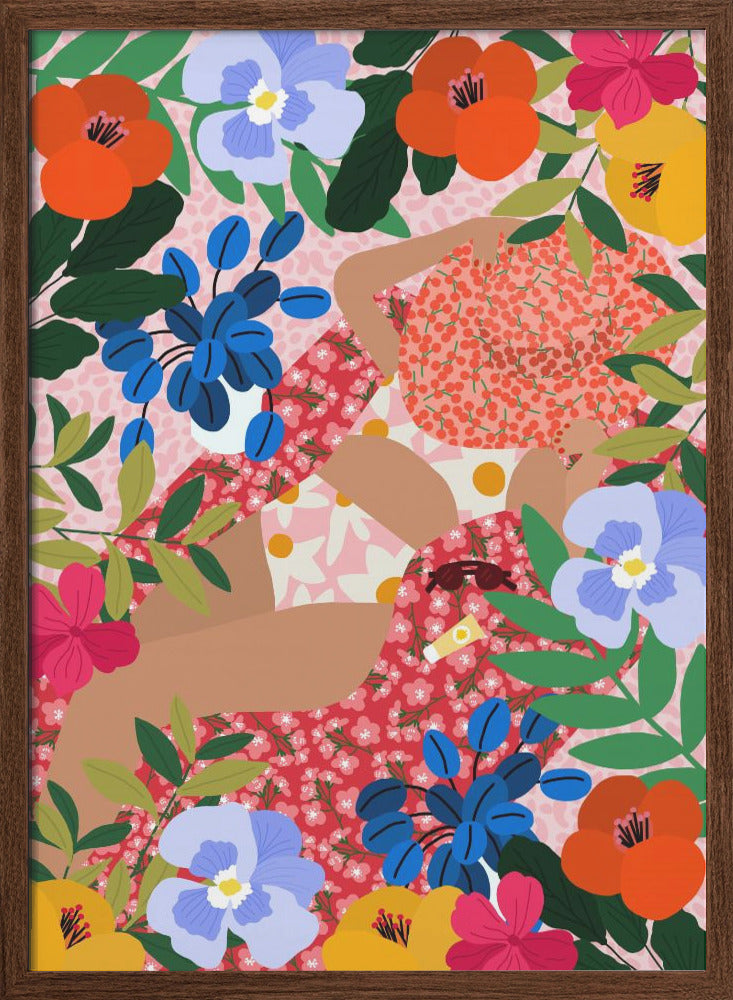 9933x14043 Din 82 Sleeping Under the Sun - Stretched Canvas, Poster or Fine Art Print I Heart Wall Art