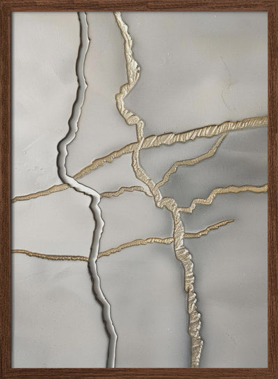 Metallic landscape nº1 - Stretched Canvas, Poster or Fine Art Print I Heart Wall Art